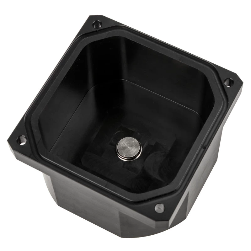 Computer cooling component Aqua-Computer 34083 — liquid cooling part, 0.16 L coolant, 80×80×48 mm, black