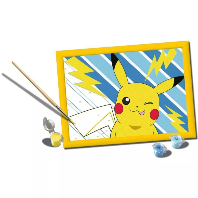Painting kit Ravensburger CreArt — Cheeky Pikachu (model 25557) paint-by-number set
