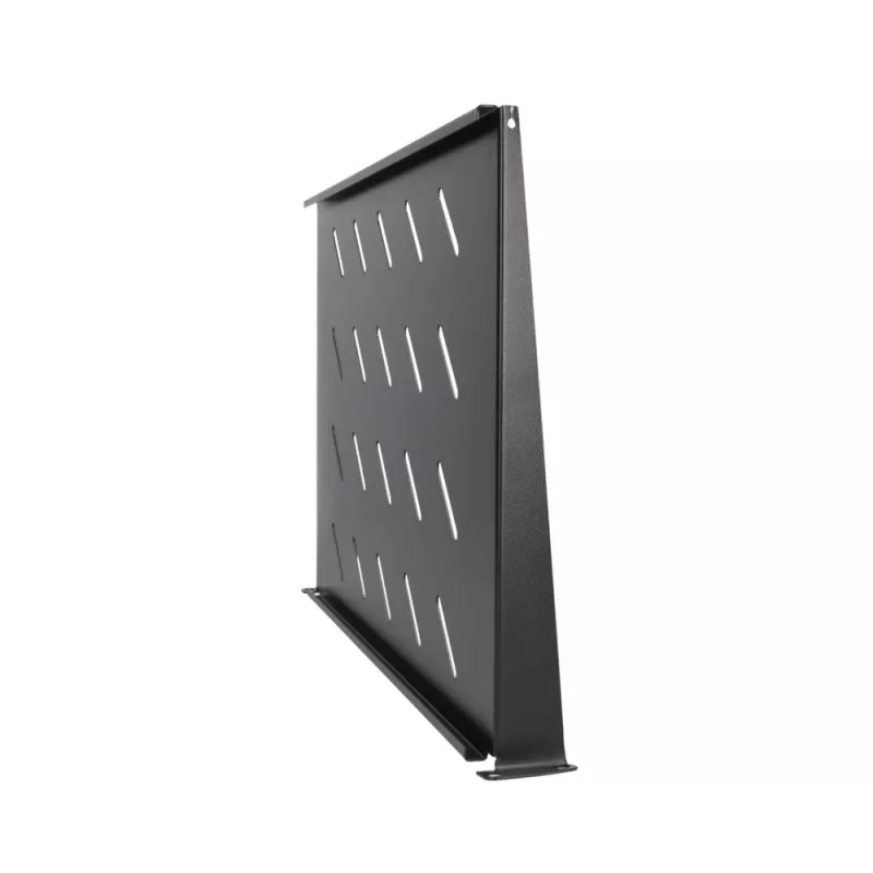 Rack shelf Extralink SHELF 1U for 19 inch wall cabinets, 1U, 300 mm, black, metal