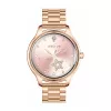 Smart watch Colmi L28 with Gold case and Gold stainless steel strap