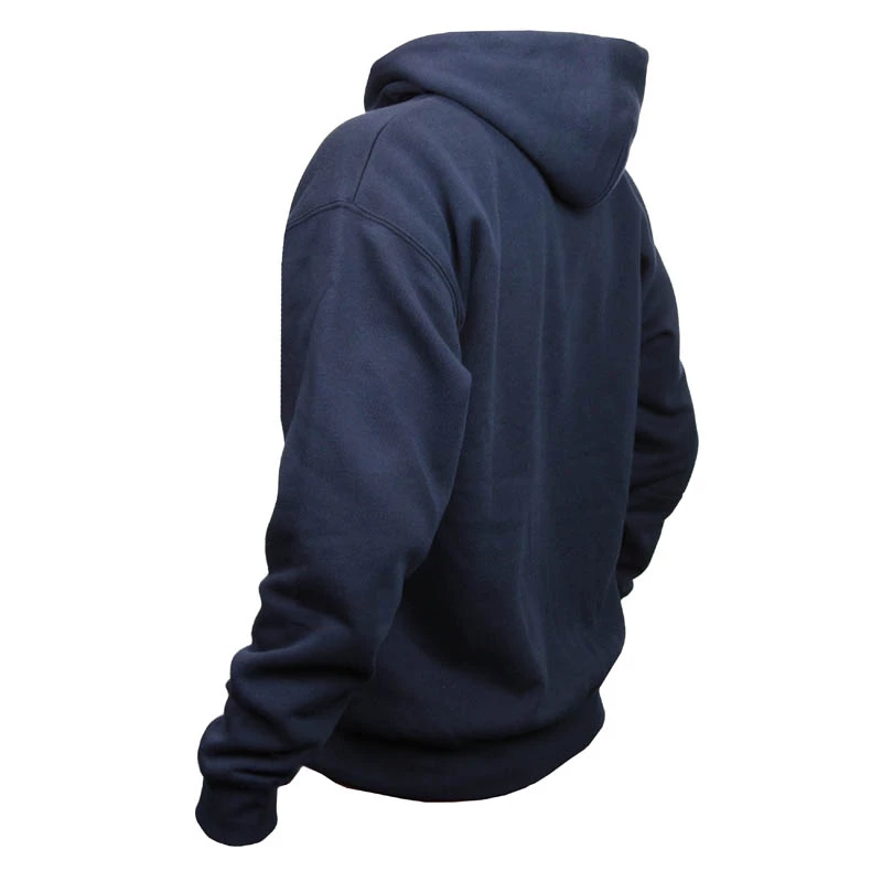 Caseking hooded zip sweatshirt navy size S