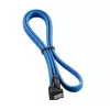 CableMod ModMesh - SATA-Cable - Serial ATA 150/300/600 - SATA (W) right-angled to SATA (W) - 60cm - Light Blue (CM-CAB-RSAT-N60KLB-R)