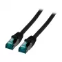EFB-Elektronik RJ45 Patch Cable Cat.6A S/FTP LSZH black 0,25m Manufacturer: EFB Elektronik (MK6001.0,25B)