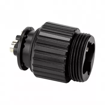 Flight base mount adapter Thrustmaster 2960932 for AVA bases, black, 40×40×58 mm