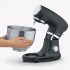 Food Processor Severin KM 3898 1000 W 5.5 L Black Brushed Steel Silver