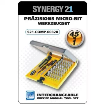 Cordless Electric Screwdriver Synergy21 S21_LiION 3.6V Compact Rechargeable