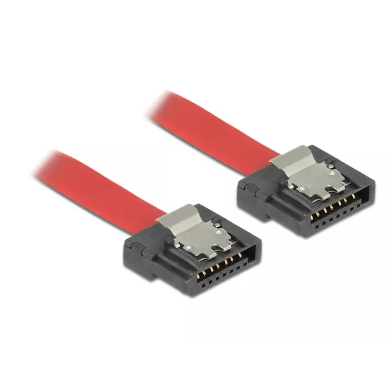SATA Cable DeLOCK 0.3m SATA III 7-pin Red