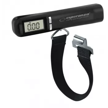 Electronic Luggage Scale Esperanza ETS001, up to 50 Kg, Black