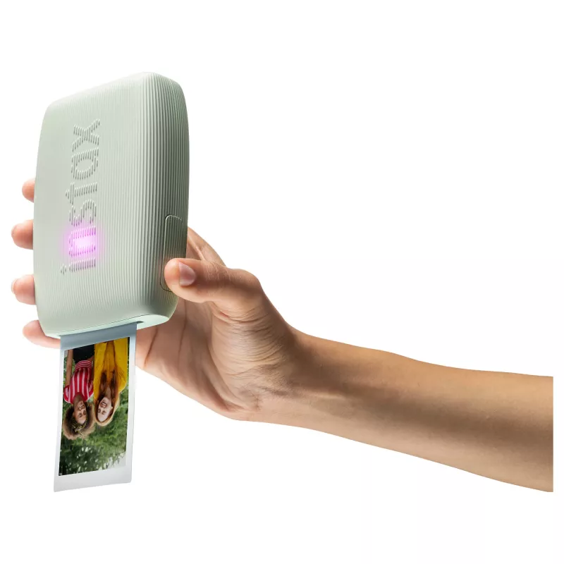 Instant printer Fujifilm Instax Mini Link3 Sage Green — 800×600 DPI, prints 6.2×4.6 cm, Bluetooth, 0.21 kg
