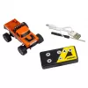 Remote Control Monster Truck Amewi DieCast 1:64 RTR Orange, Die-cast Body, Ready-to-Run