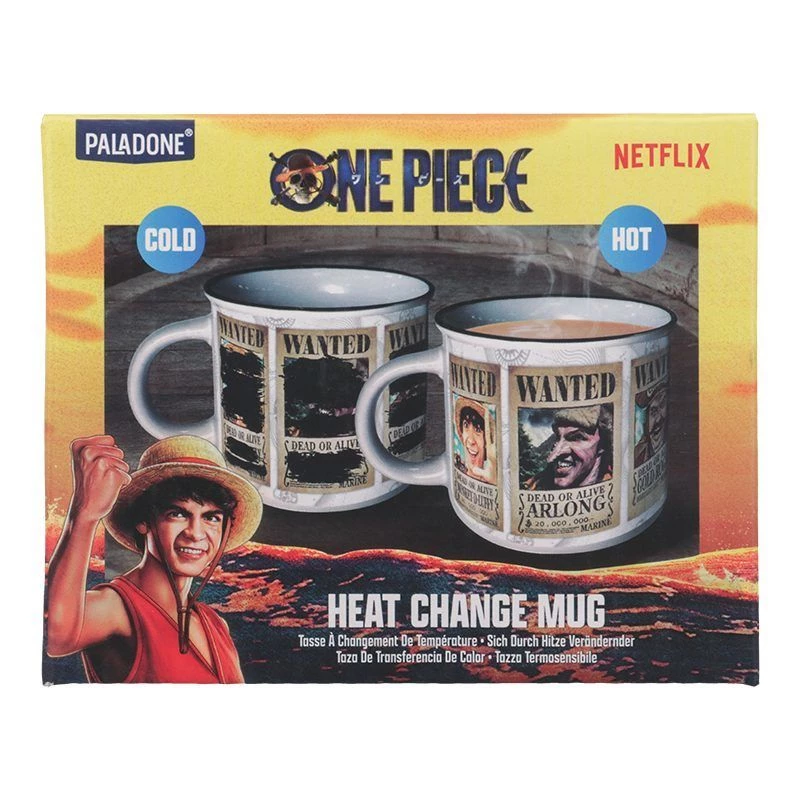 Heat Change Mug Paladone One Piece 300 ml - colour-changing ceramic cup