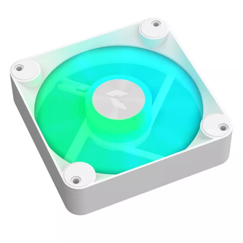 Cooling fan APNX FP1-Q 120 PWM ARGB-WT 120mm, PWM control, ARGB lighting, white frame