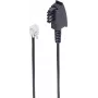 telephone cable ShiverPeaks BS70000-6 6 m Black