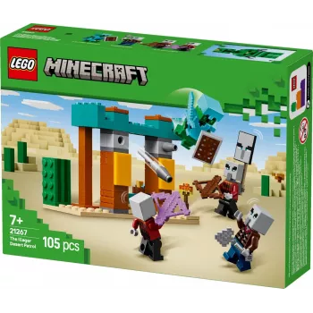 LEGO building set The Illager Desert Patrol 21267 – Minecraft playset, 105 pieces, 4 minifigures, 80×60×110 mm