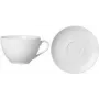 Porcelain Cappuccino Saucer ritzenhoff & breker Snap BIANCO — dishwasher-safe