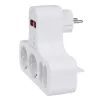 Power socket x4 with switch MACLEAN MCE224 F — 4-way mains outlet with individual switch