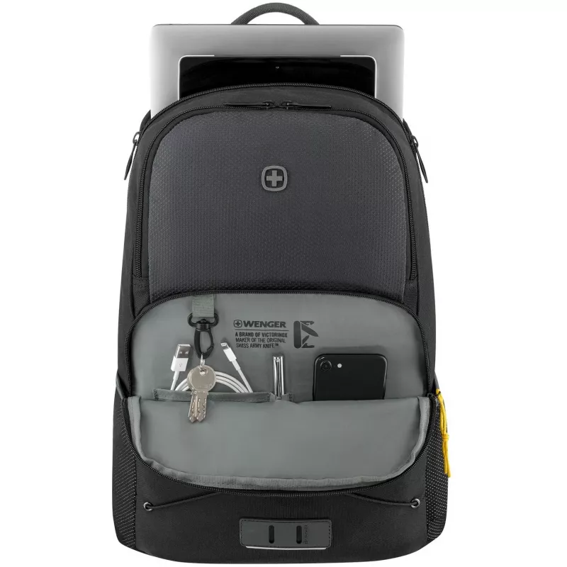 WENGER Next 23 Trayl 39.62cm 15,6zoll Laptop Backpack with Tablet Pocket Gravity Black