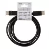 DisplayPort cable SAVIO CL-136, DisplayPort male–male, 2 m, DP 1.2, gold contacts, black