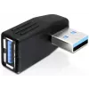 USB 3.0 M/F Connector DeLOCK 65342 Black