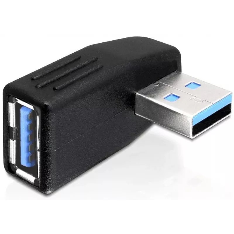 USB 3.0 M/F Connector DeLOCK 65342 Black