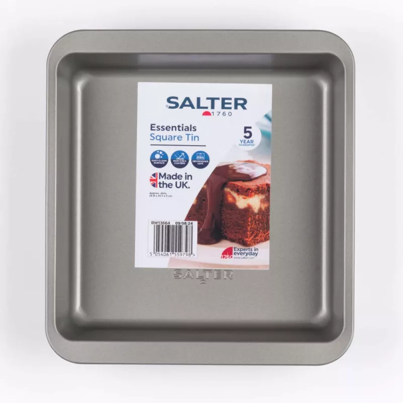 Baking tin Salter BW13664 26 cm square non-stick