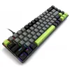 Mechanical keyboard MEDIA-TECH MT1260 Red Core MX60, 60% form factor, CHERRY MX Red switches, RGB backlight, USB, green