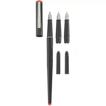 Ballpoint pen + Fountain pen Herlitz 8623001 Black 5 pc(s)