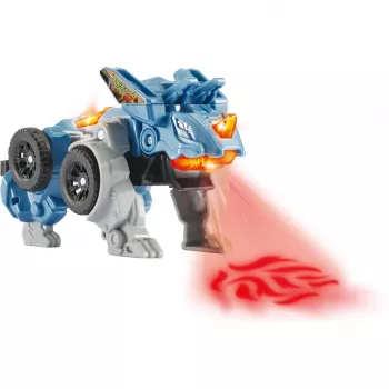 Switch & Go Dinos - Fire-Mini-Triceratops, Play Figurine
