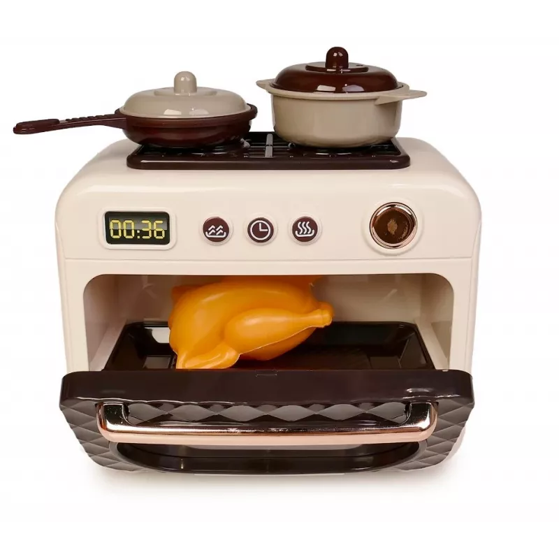 Toy oven Artyk 180507 with light — children's play appliance for role play sets