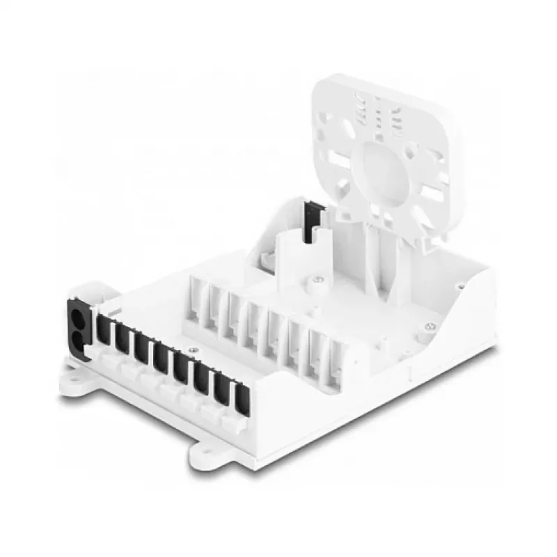 DeLOCK Fiber Optic Distribution Box FTTH indoor wall mount 8 port white