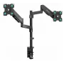 Wall mount ONKRON G140-B for 13–32 inch monitors, black, VESA compatible