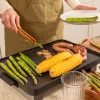 Table Grill Magnet 1800, Electric Grill Plate black/Silver, 1.800 Watt