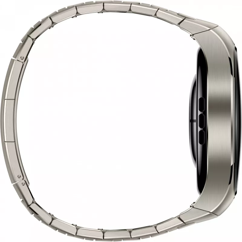 Smartwatch HUAWEI WATCH 5, 1.5 inch AMOLED, 466×466, 46mm titanium case, Wi‑Fi, GPS, Silver