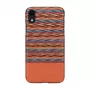 Smartphone case man and wood for iPhone XR — Browny Check Black protective back cover