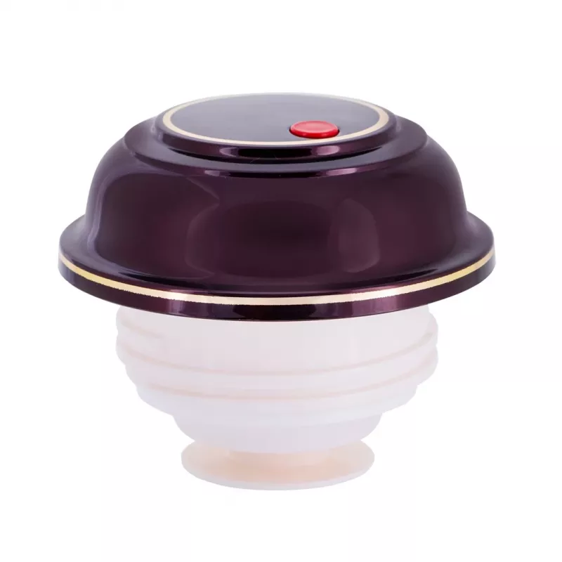 Vacuum flask ROTPUNKT 330-16-04-0 1 L, Cherry, keeps hot 24 h, cold 36 h