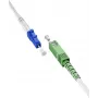 Goobay 59609 Fibre Optic Cable 2 m SC/APC LC/UPC FTTH OS2 White (59609)