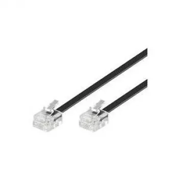 Telephone Cable Microconnect MPK191 RJ11 RJ11 15 m Black