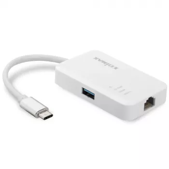 Edimax EU-4308 laptop dock/port replicator USB 3.2 Gen 1 (3.1 Gen 1) Type-C White