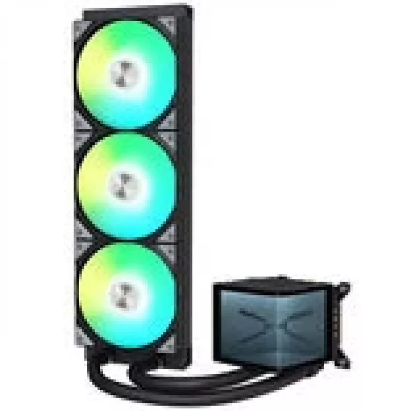Lian Li O11D EVO RGB + TRYX PANORAMA ARGB Complete Liquid Cooling - black, 360mm