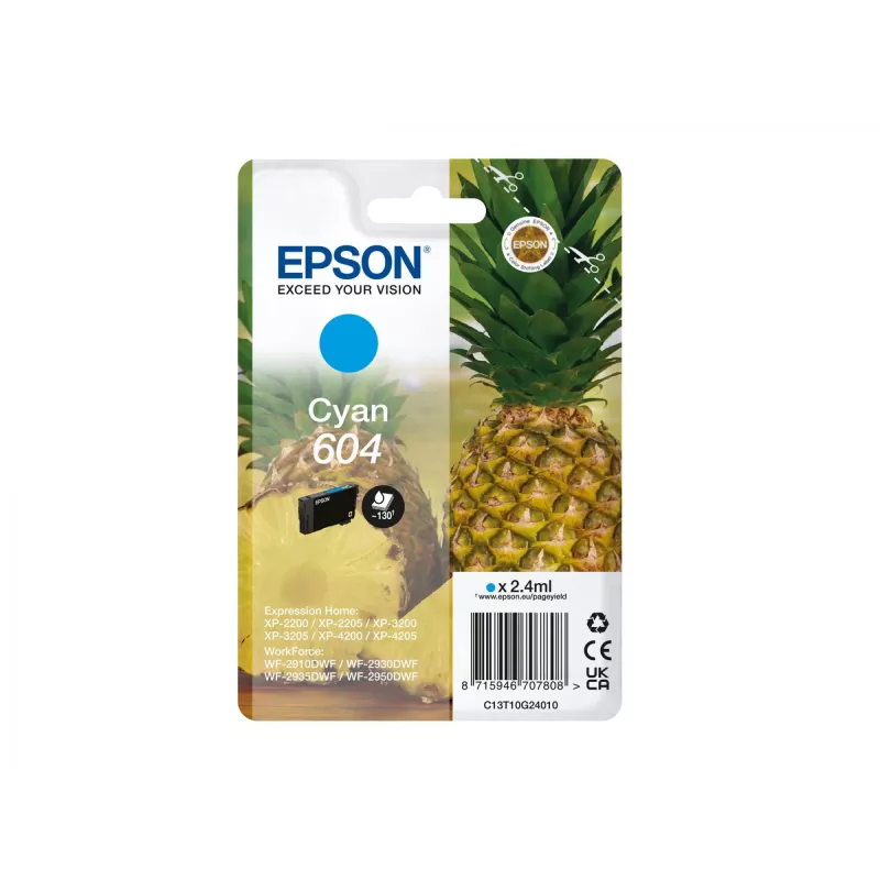 Epson 604 ink cartridge 1 pc(s) Original Standard Yield Cyan
