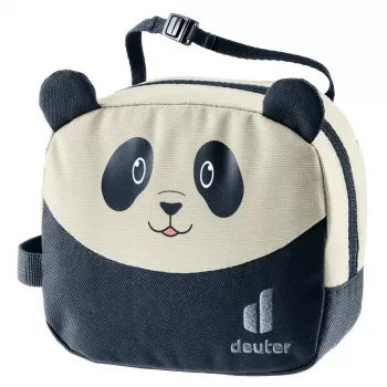 Toiletry bag DEUTER Wash Bag Kids — Polyethersulfone (PES), 160×60×120 mm, Black/White