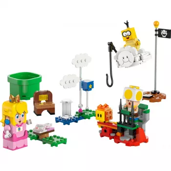 Construction Toy LEGO 71441 Super Mario Interactive LEGO Peach figure set, compatible LEGO system