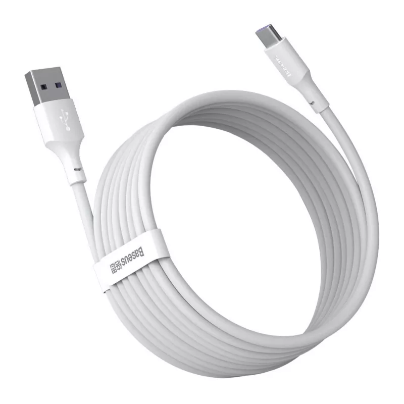 USB cable Baseus TZCATZJ-02 1.5 m USB A USB C White