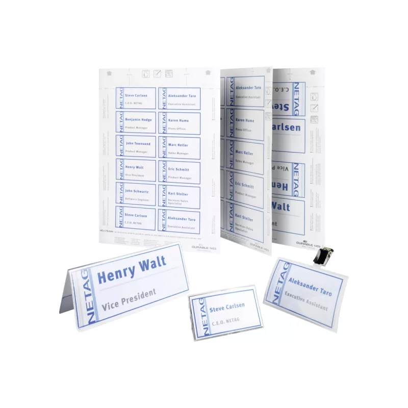 Label Durable 1455-02 White