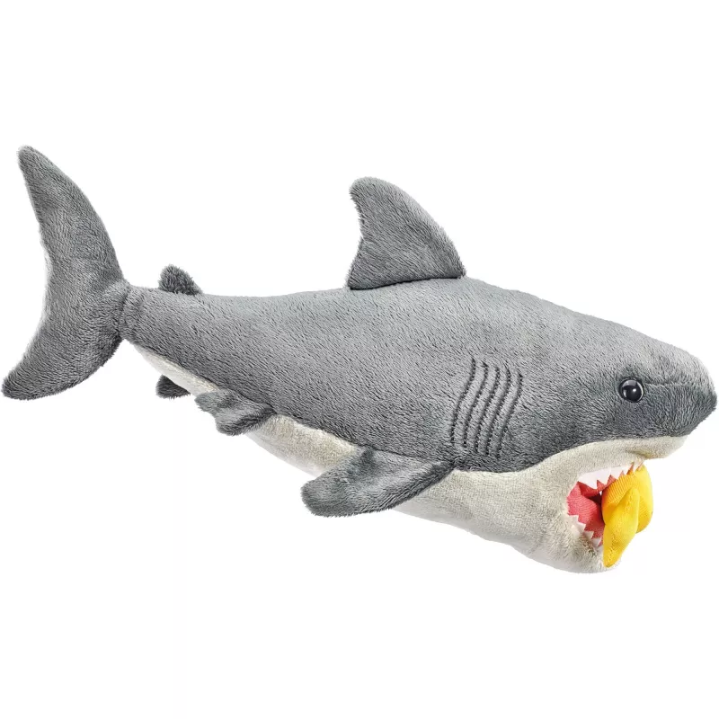 Soft toy Schmidt Spiele The White Shark plush figure, model 42841, stuffed animal