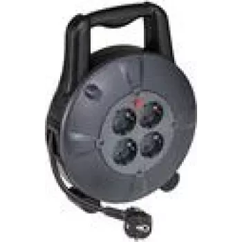 Cable reel AS Schwabe 16086 with 10 m cable — portable power extension reel