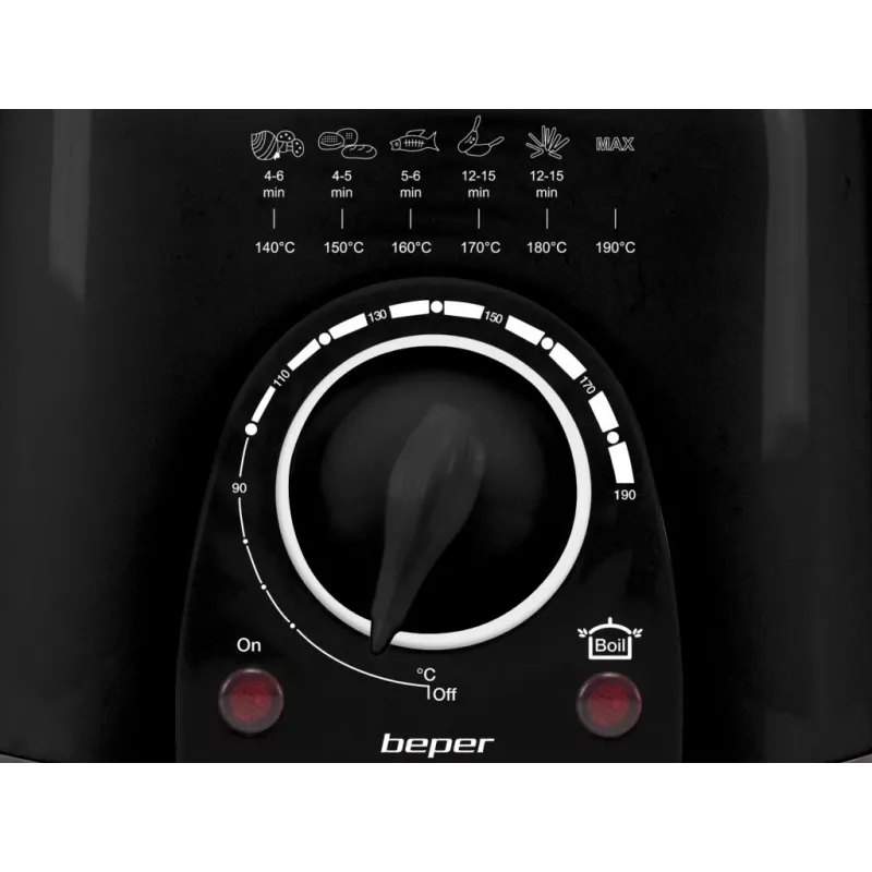 Electric fryer Beper P101FRI100, 1000W power, 2 L capacity
