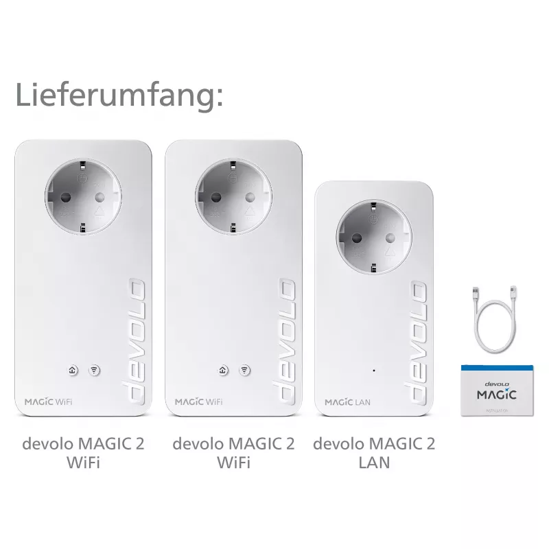Magic 2 WiFi next Multiroom Kit, Powerline 3 Adaper