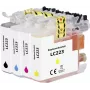 Renkforce Ink Combination-Pack replaces Brother LC-223 (LC223VALBPDR) compatible Black, Cyan, Magenta, Yellow RF-5655920 (RF-5655920)