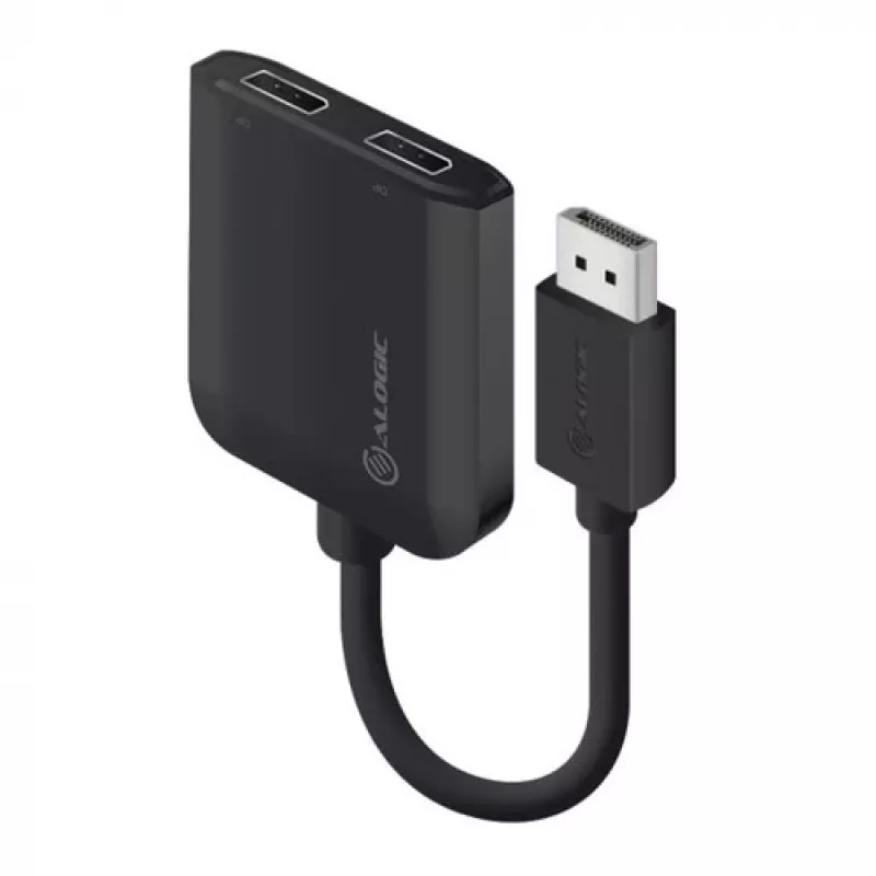 DisplayPort to Dual DisplayPort Adapter ALOGIC 4K 30Hz